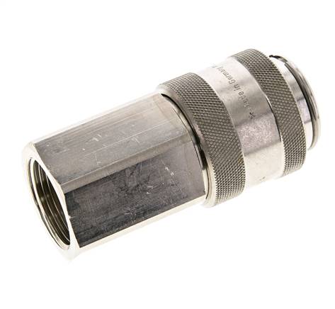 Coupling socket (NW19) G 1" (IT), nickel-plated brass