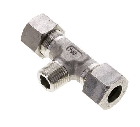 T-Schneidringverschraubung R 1/2"-16 S (M24x1,5), 1.4571