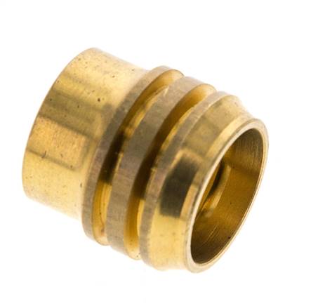 Insert réducteur pour vis à bague de serrage. 14mm-12 (M18x1,5)mm, laiton