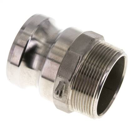 Kamlock connector (F) NPT 2" (AG), stainless steel (1.4408)