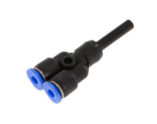 Connecteur en Y, raccord mâle 4 mm, tuyau 3 mm