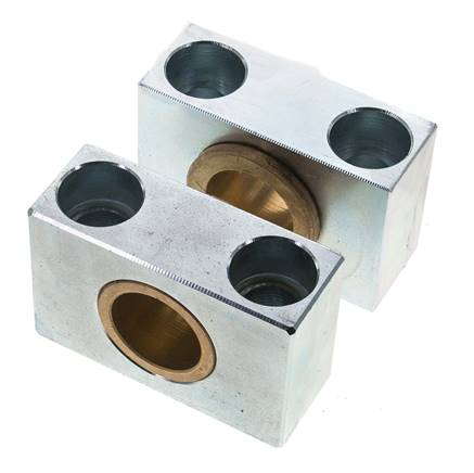 2 pcs. bearing blocks for center swivel mount. 160 &amp; 200mm