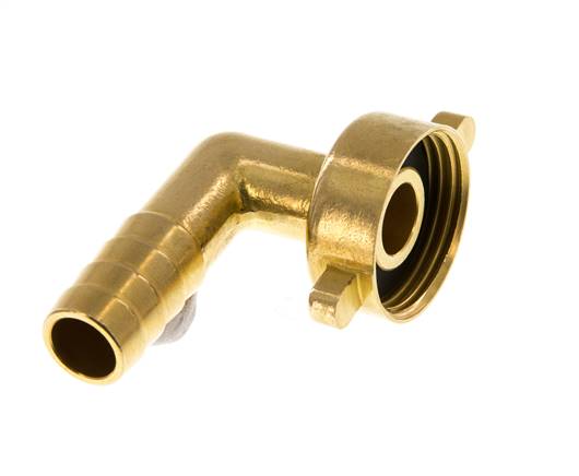 2/3 hose nozzle, with nut G 3/4"-13 (1/2")mm, angle 90°