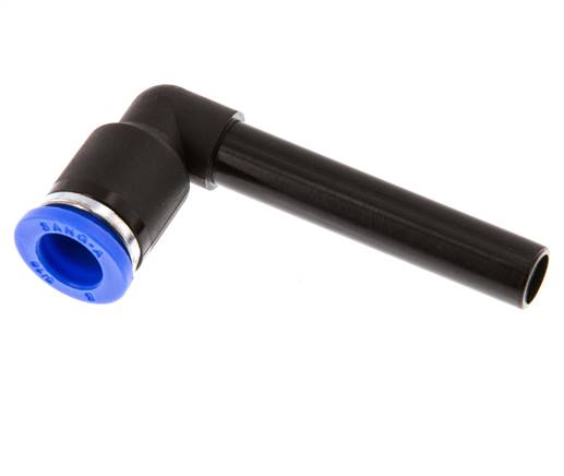 Raccordement coudé, raccord mâle long de 8 mm, norme IQS