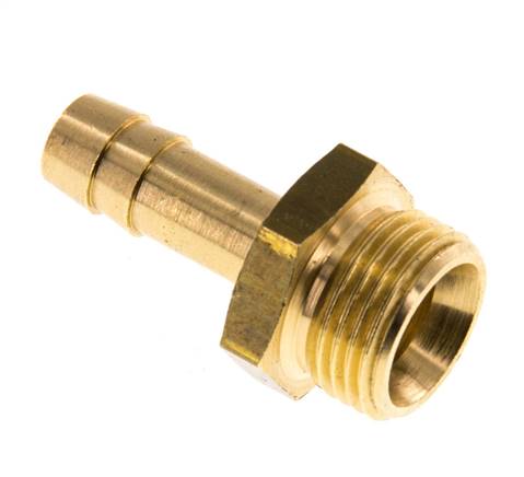 Threaded nozzle G 3/8"-8 (5/16")mm, brass