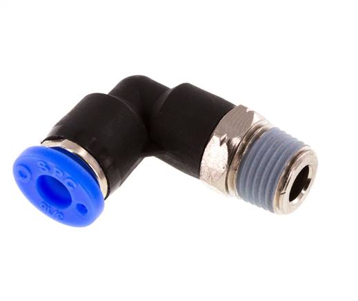 Elbow plug connection NPT 1/8"-3/16" (4.76 mm), IQS-Inch