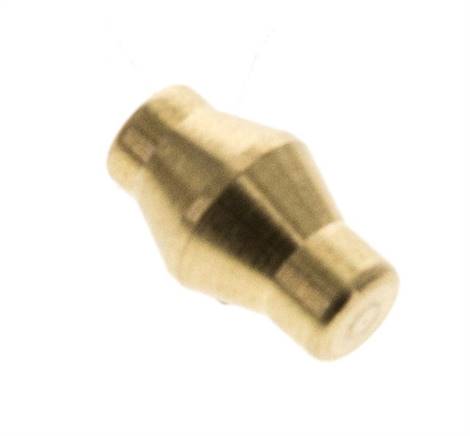 Bouchon d'étanchéité pour vis à bague de serrage. 4mm, laiton