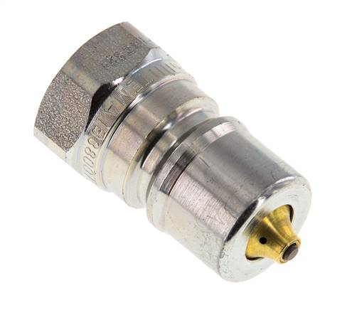 Accouplement hydraulique ISO 7241-1B, bouchon/éliminateur de pression, G 3/8" (IG), acier