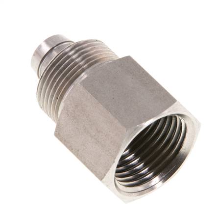 Pièce filetée à visser G 3/8"-10x8mm, 1.4571 sans écrou