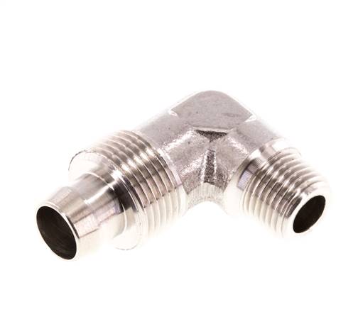 Winkel-Gewindestück R 1/8"-10x8mm, 1.4404 ohne Mutter