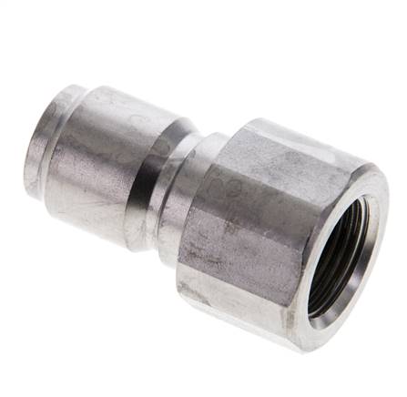 Stainless steel coupling plug for foam gun G 3/8" (IG)