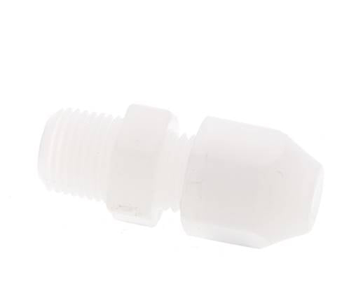 Douille de tuyau R 1/8"-4x2mm, PVDF (FDA)