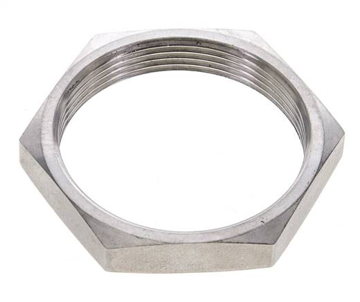 Hexagonal lock nut M 54x2, V4A