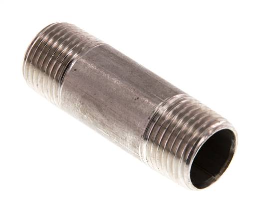 Rohrdoppelnippel R 1/2"-60mm, 1.4571