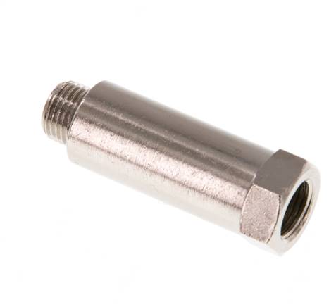 Thread extension G 1/8"-36mm, nickel-plated brass