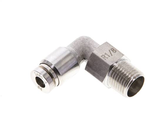 Elbow plug connection R 1/8"-4mm, IQS-ES LE/IQS-PVDF