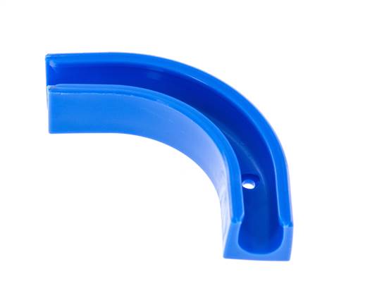 Support de tuyau 90°, bleu pour tuyau de 11,6 mm