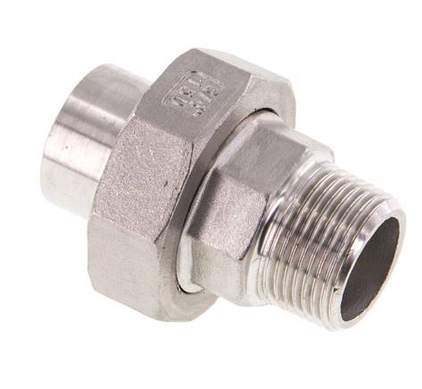 Welding screw connection con. close. R 3/4"(AG)-26.9mm