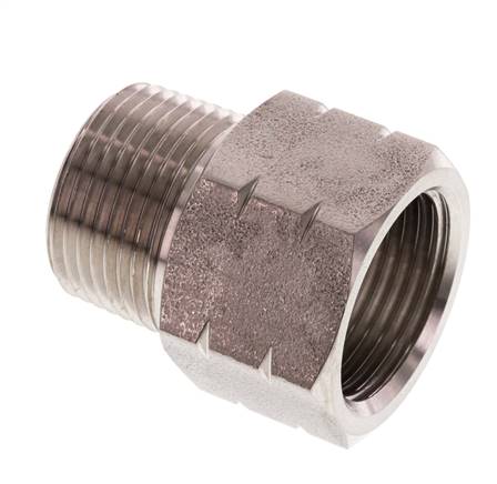 Mamelon réducteur NPT 3/4"(AG)-G 3/4"(IT), 1.4571