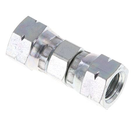 Straight connector JIC, UNF 7/16"-20-UNF 7/16"-20