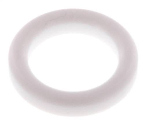 Dichtung (Milchgewinde) DN 15, PTFE (weiß), 18x26x4,5mm