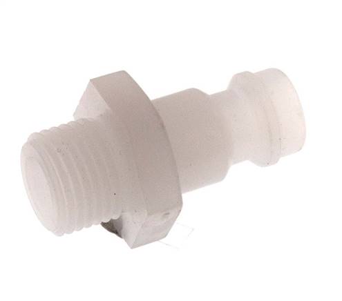 Coupling plug (NW5) G 1/8", PVDF