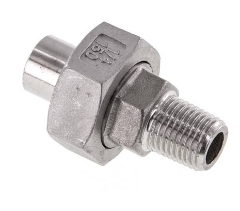 Welding screw connection con. close. R 1/4"(AG)-13.5mm