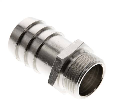 Threaded nozzle G 3/4"-25 (1")mm, nickel-plated brass