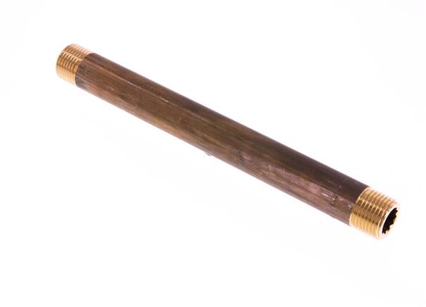 Rohrdoppelnippel G 1/2"-200mm, Messing