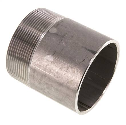 Welding nipple R 2-1/2"-80mm-76.1mm, 1.4571