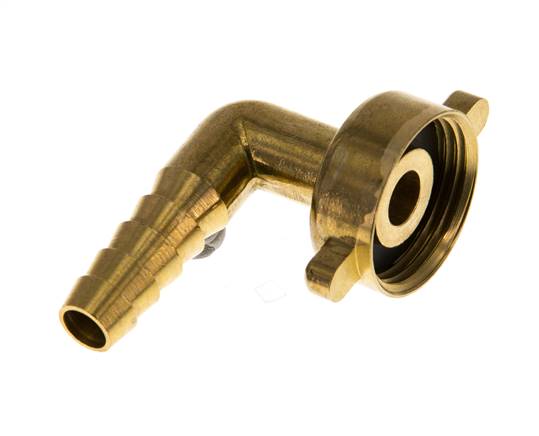 2/3 hose nozzle, with nut G 3/4"-10mm, angle 90°