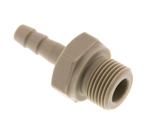 Threaded nozzle G 3/8"-6 (1/4")mm, polypropylene