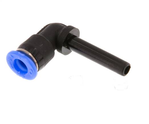 Elbow plug connection with 4mm plug nipple, IQS-Mini