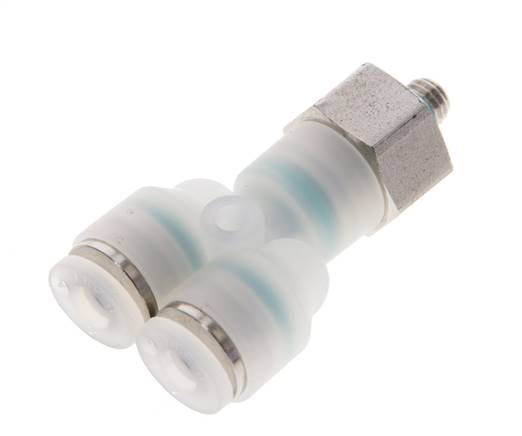 Y-connector M 5-4mm, IQS-PVDF