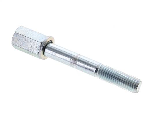 Construction screw (2 pieces are required per pair of clamping jaws), galvanized steel, size 4, heavy construction