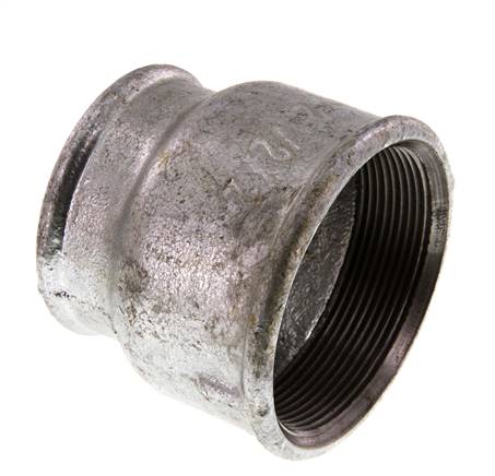 Manchon rond Rp 2-1/2"-Rp 2", fonte malléable, galvanisé