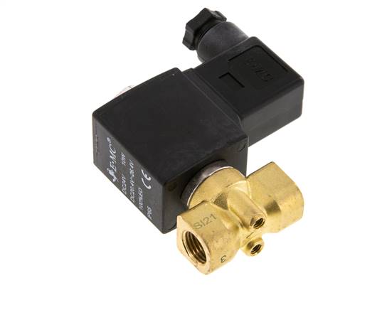 2/2-way solenoid valve G 1/4", normally open (NO), FKM Eco