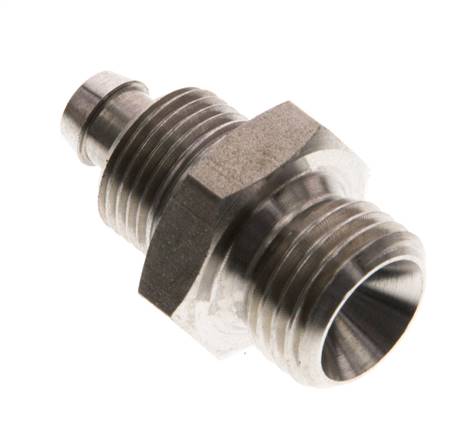 Gerades Gewindestück G 1/4"-8x6mm, 1.4571 ohne Mutter