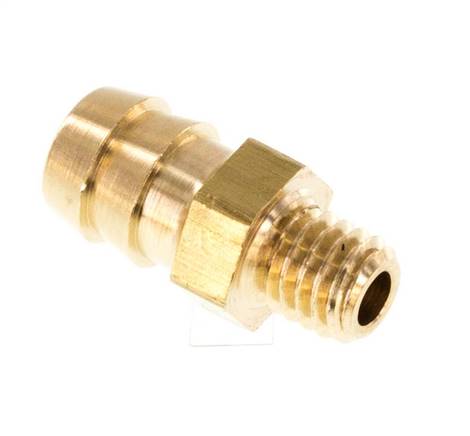 Threaded nozzle M 5-6 (1/4")mm, brass