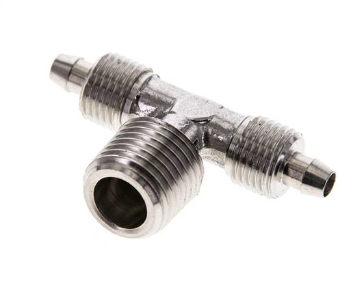 T-Gewindestück R 1/4"-6x4mm, 1.4404 ohne Muttern