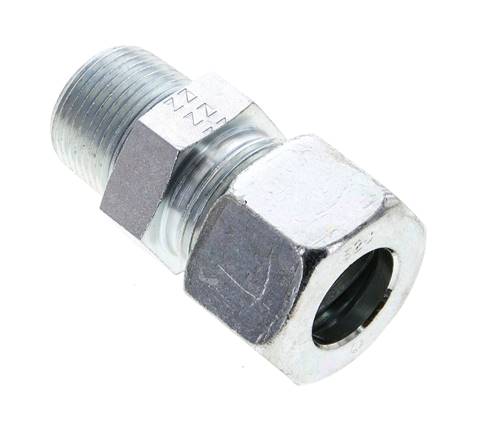 Raccord à bague coupante droite. NPT 3/4"-20 S (M30x2), acier galvanisé