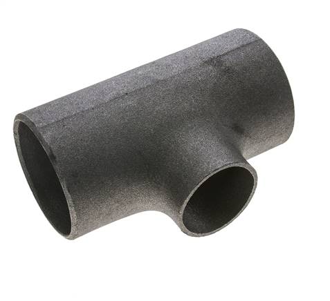 Pièce en T 88,9x3,2mm - 60,3x2,9mm, P235GH-TC1 acier noir, sans soudure