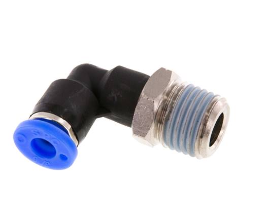 Elbow plug connection NPT 1/4"-3/16" (4.76 mm), IQS-Inch