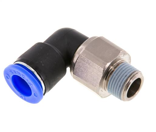 Raccord à vis coudé R 3/8"-12mm, norme IQS