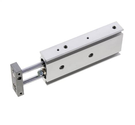 Double piston cylinder, piston 10mm, stroke 50mm