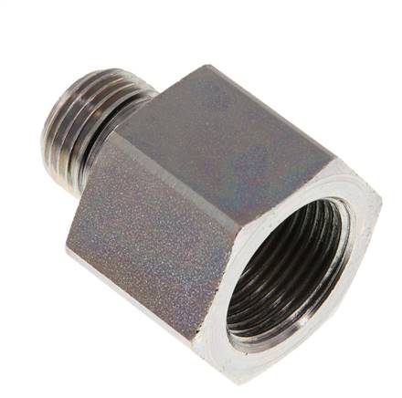 Réducteur hydraulique G 1/2"(AG)-G 3/4"(IG), acier galvanisé, joint élastomère