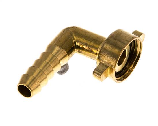 2/3 hose nozzle, with nut G 1/2"-10mm, angle 90°