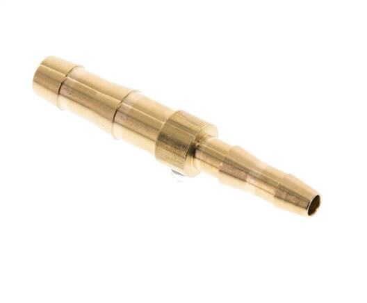 Hose connection pipe DIN EN 560, 9 (3/8")mm-6 (1/4")mm, brass