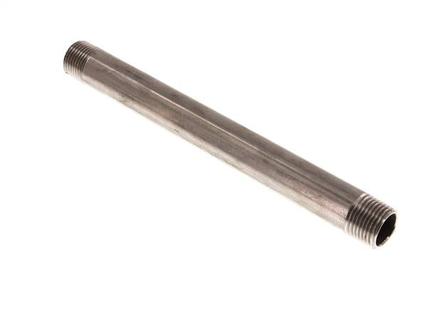 Rohrdoppelnippel R 1/2"-200mm, 1.4571