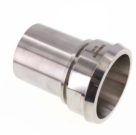 Hose cone connector (milk weight) 100mm cone-75 (3")mm